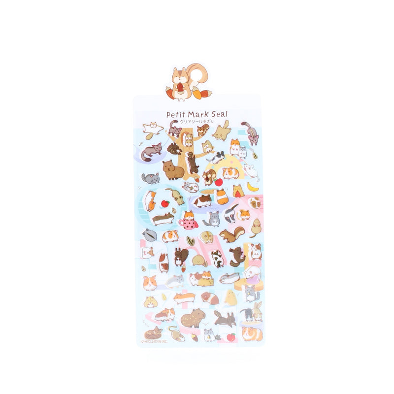 Rodent Whimsical Walk Mark Mini Stickers