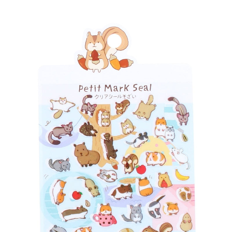 Rodent Whimsical Walk Mark Mini Stickers