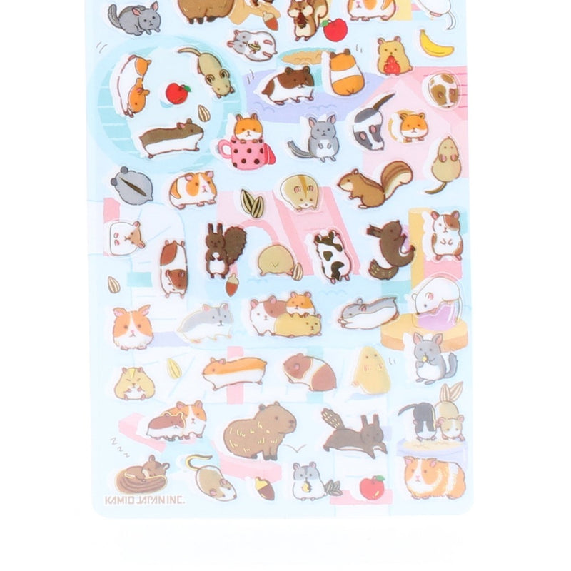 Rodent Whimsical Walk Mark Mini Stickers