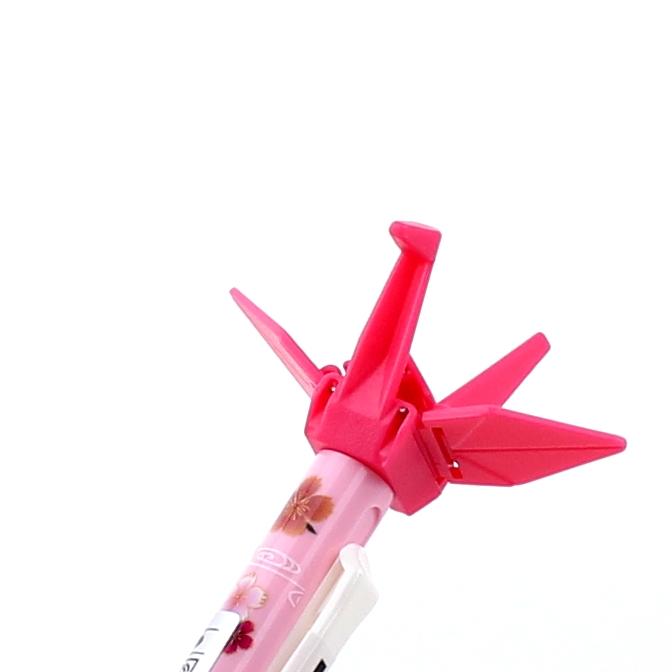 Pink Origami Crane Pen