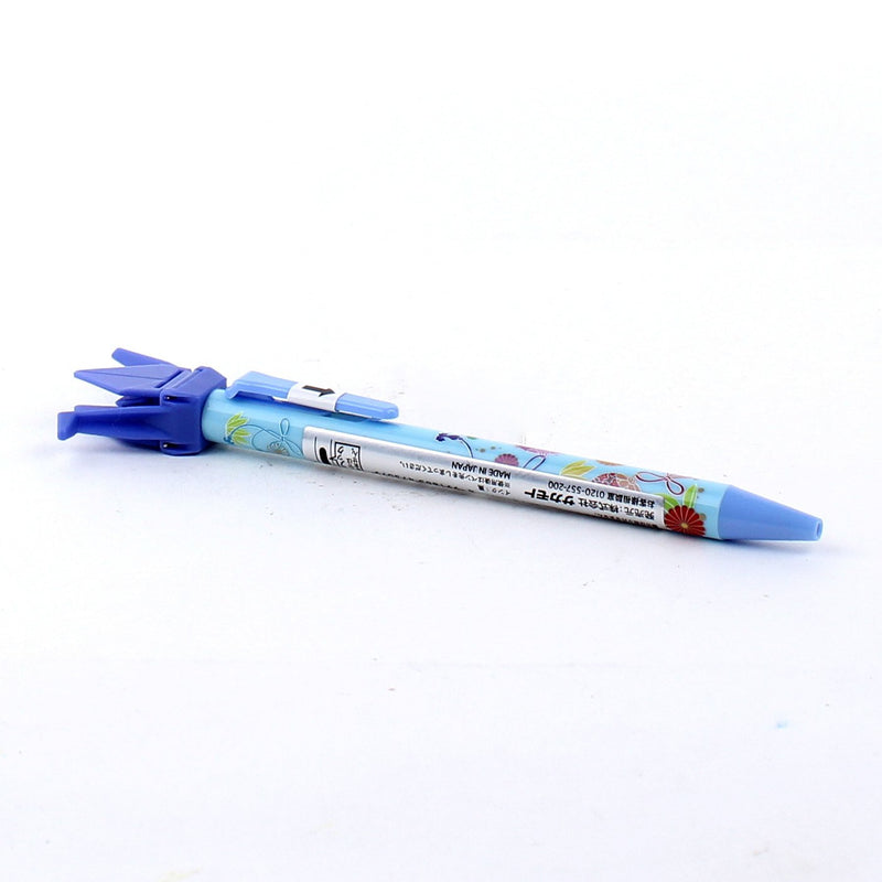 Blue Origami Crane Pen