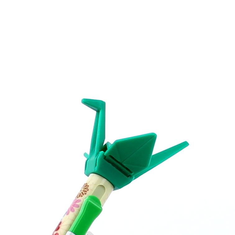 Green Origami Crane Pen