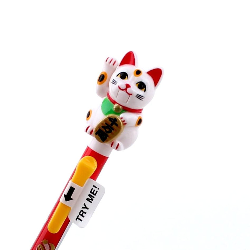 White Beckoning Cat Pen