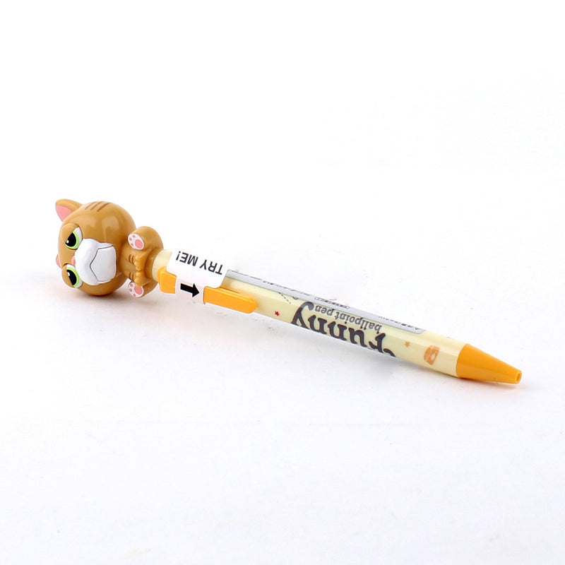 Funny Brown Cat Pen