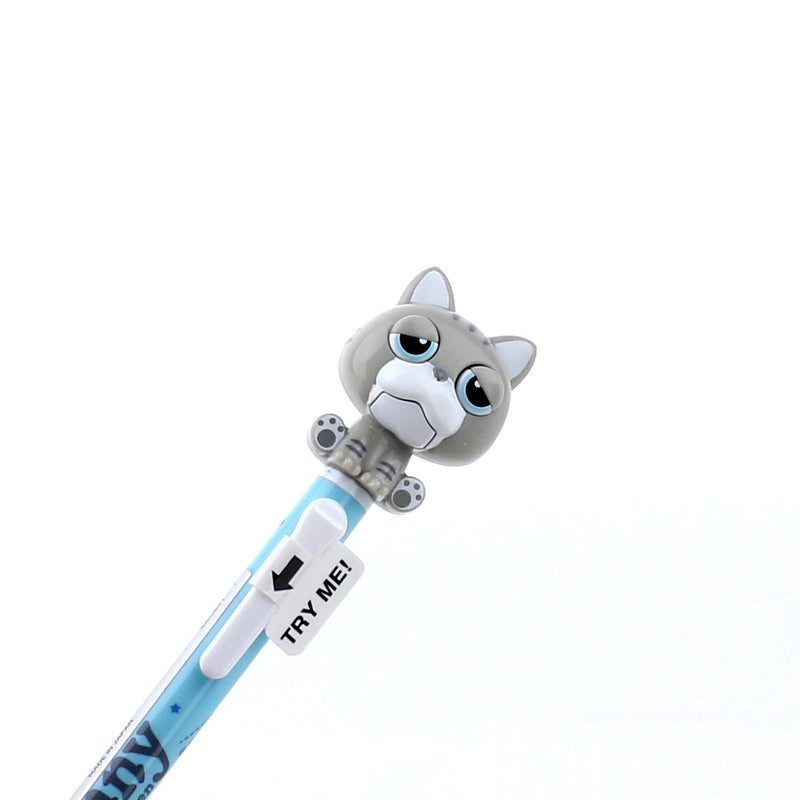 Funny Silver Tabby Cat Pen