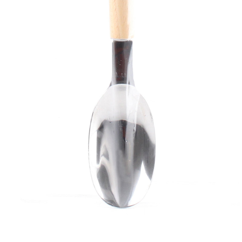 Dessert Spoon (Stainless Steel/Wood/Dessert/19.3cm)