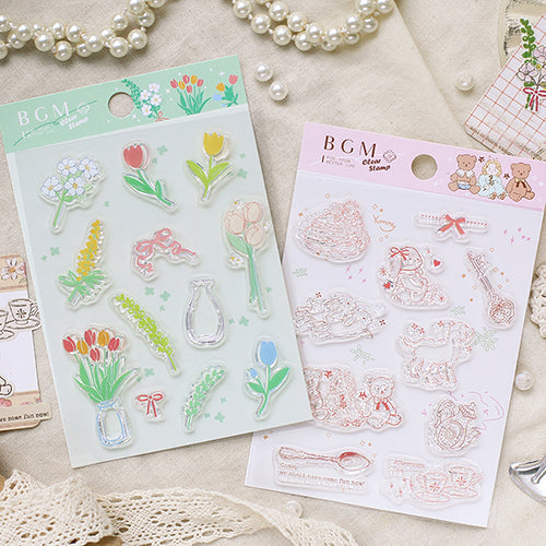 BGM Party Clear Stamps
