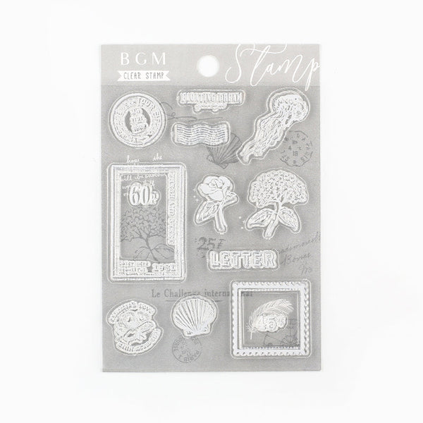 BGM Retro Stamps Clear Stamps