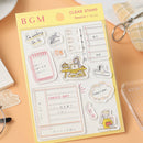 BGM Recording / Study Clear Stamps