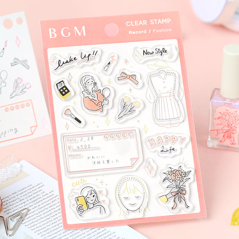 BGM Record / Fashion Clear Stamps