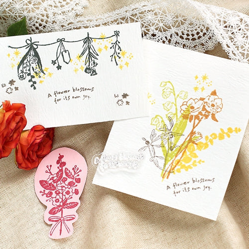 BGM Small Flower Shop Clear Stamps