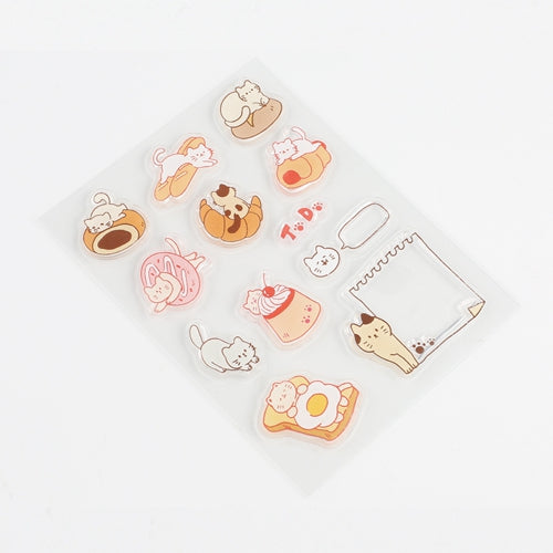 BGM Sweet Bun Cat Clear Stamps