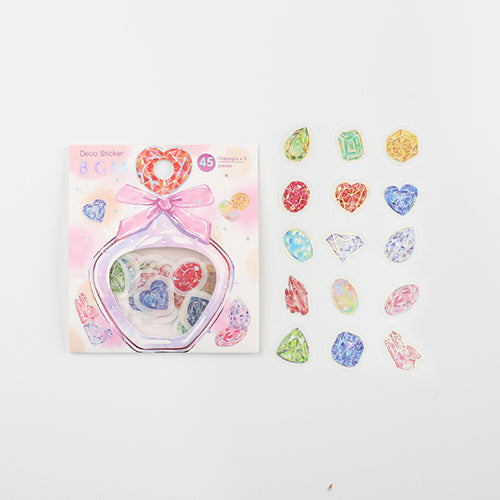 BGM Jewelry Picture Book Flake Stickers (15 designs x 3 pcs)