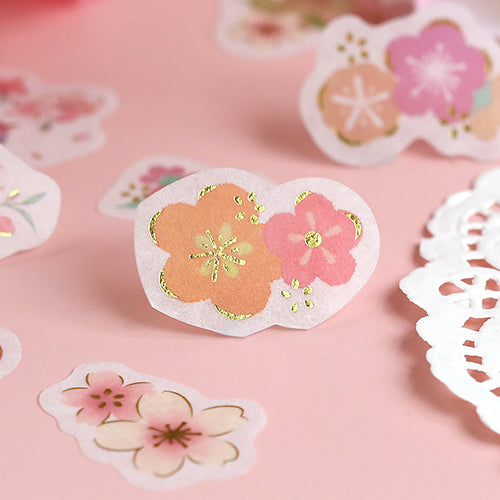 BGM Sakura Flake Stickers (15 designs x 3 pcs)