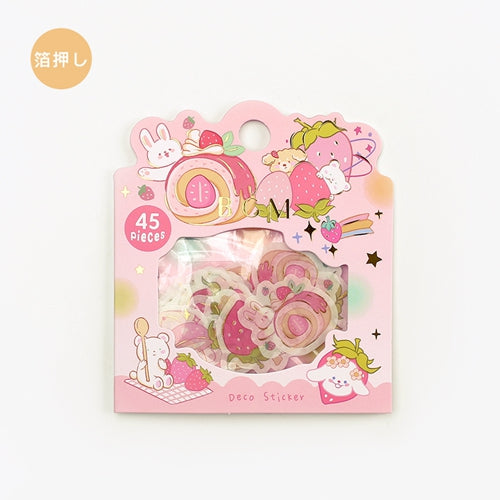 BGM Flake Seal Animals Strawberry