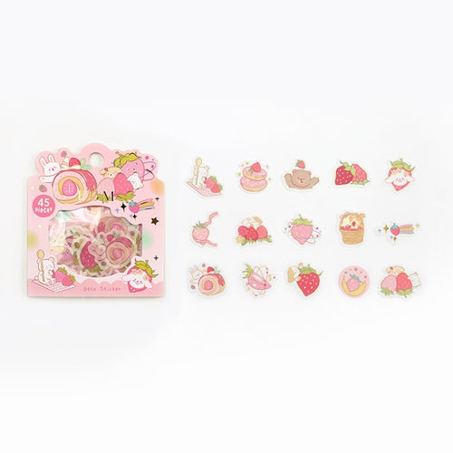 BGM Flake Seal Animals Strawberry