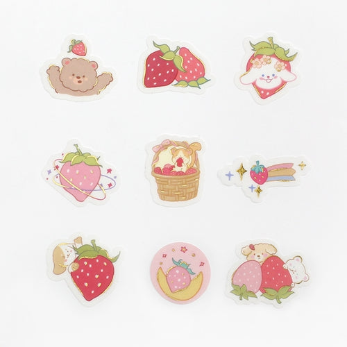 BGM Flake Seal Animals Strawberry