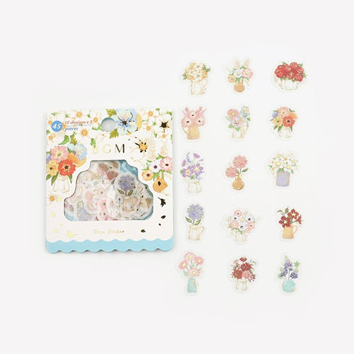 BGM Flake Seal Flower and Vase