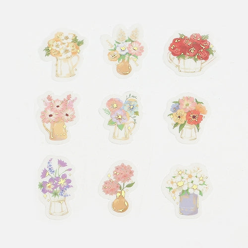 BGM Flake Seal Flower and Vase