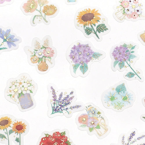 BGM Flake Seal Flower and Vase