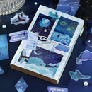 BGM 45pcs Fantasy Travel: Galaxy Tracing Paper Sticker Flakes BS-TF016