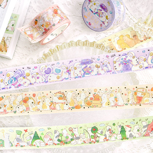 BGM Animal Party Candy Masking Tape