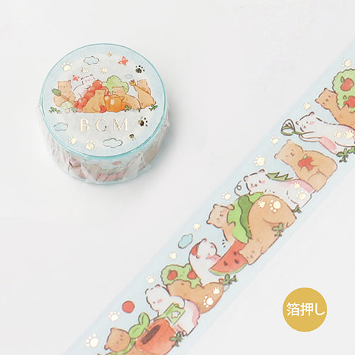BGM Animal Party Forest Masking Tape