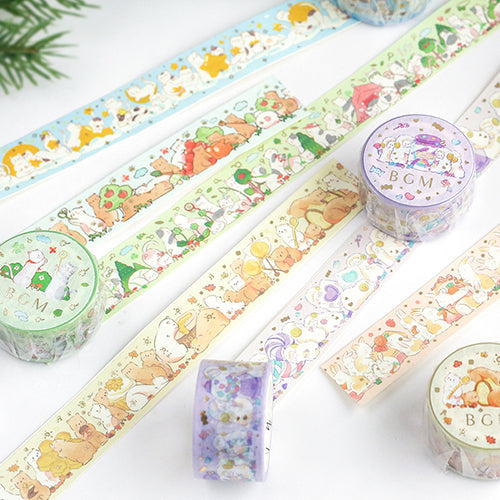 BGM Animal Party Forest Masking Tape