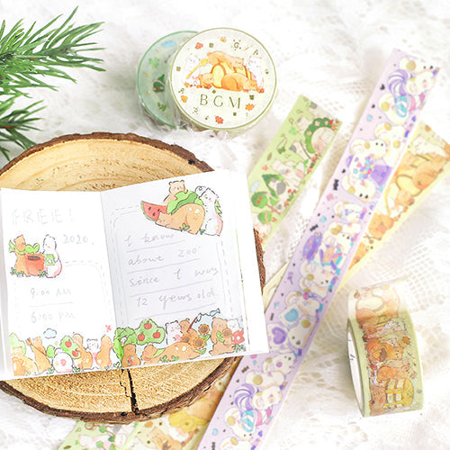 BGM Animal Party Forest Masking Tape