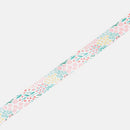 BGM Clear Tape Flower Colorful