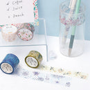 BGM Clear Tape Flower Yellow