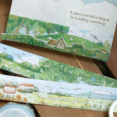 BGM Sunset at Countryside Masking Tape BM-SPRW001