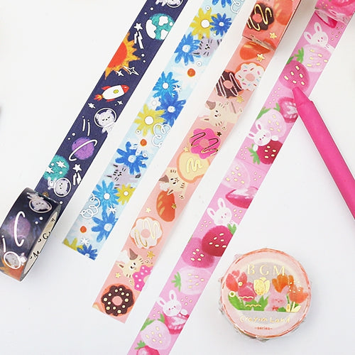 BGM Cat Cosmos Masking Tape 