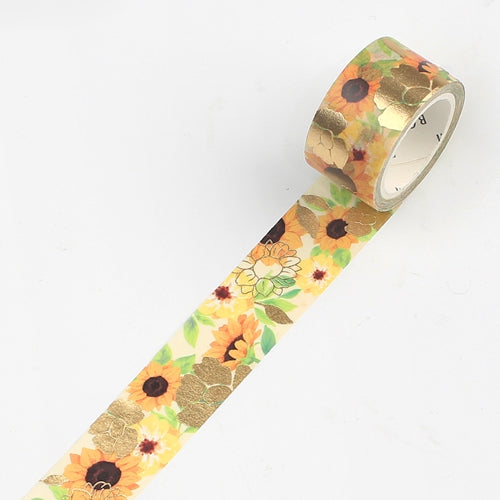 BGM Flower Melody Sunflower Masking Tape