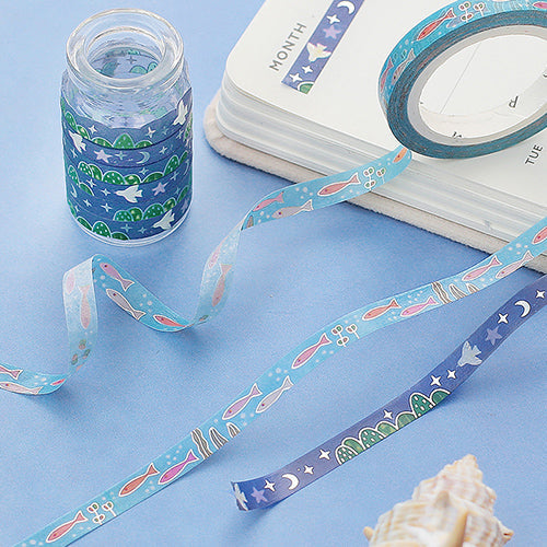 BGM Birds & Starry Sky Masking Tape BM-LSG120