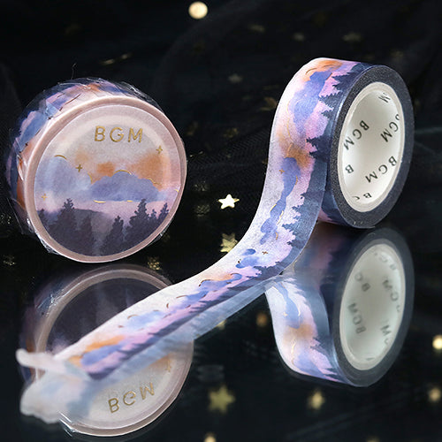 BGM Evening Foil Stamping Masking Tape BM-LGCA077