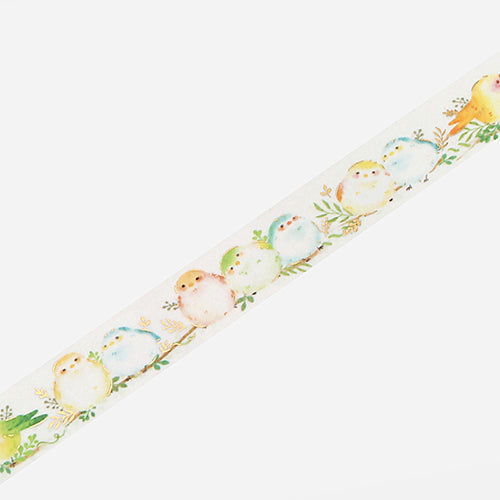 BGM Long-tailed Tit Foil Stamping Masking Tape BM-LGCA082