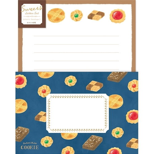 Furukawa Shiko Otome Time Paper Works Letter Set Letter Set Sweets Cookie