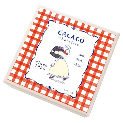 Furukawa Shiko Otome Time Paper Works Memo Block Box Memo Desert Chocolate
