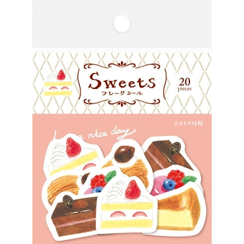 Furukawa Shiko Otome Time Paper Works Seal Japanese Paper Flake Seal Sweets Cake