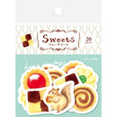 Furukawa Shiko Otome Time Paper Works Seal Japanese Paper Flake Seal Sweets Cookie