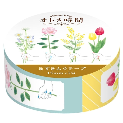 Furukawa Shiko Otome Time Paper Works Masu Kingu Tape Masu Kingu Tape Flower