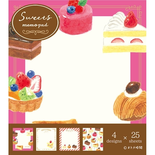 Furukawa Shiko Otome Time Paper Works Memo Block Memo Pad Sweets Cake