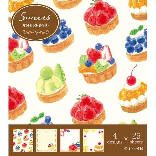 Furukawa Shiko Otome Time Paper Works Memo Block Memo Pad Sweets Tart