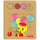 Fueki Fueki Kun Spiral Blank Notebook CFCR4