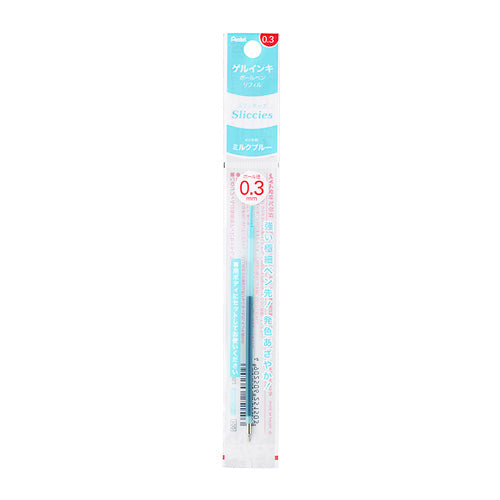 Pentel Extra-Fine Gel Ink 0.3mm Ballpoint Pen Refill Milk Blue