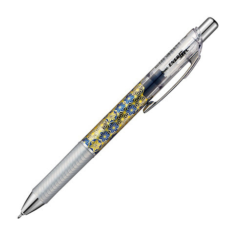 Pentel EnerGel Gel Ink Ballpoint Pen Japanese Pattern #3 0.5mm Blue Black