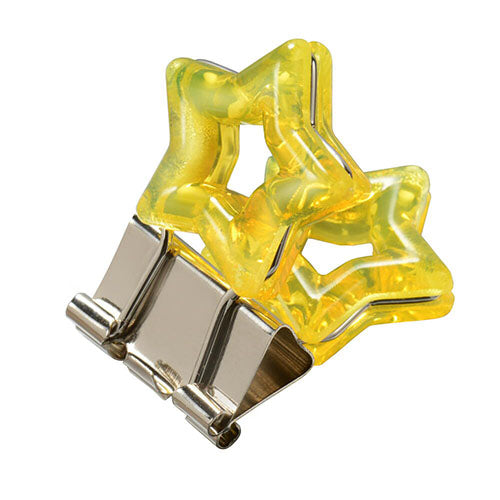 Velos Binder Clip Star Clip Mini Yellow