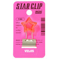 Velos Binder Clip Star Clip Mini Pink