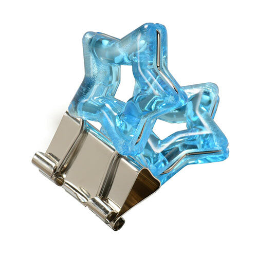 Velos Binder Clip Star Clip Mini Blue